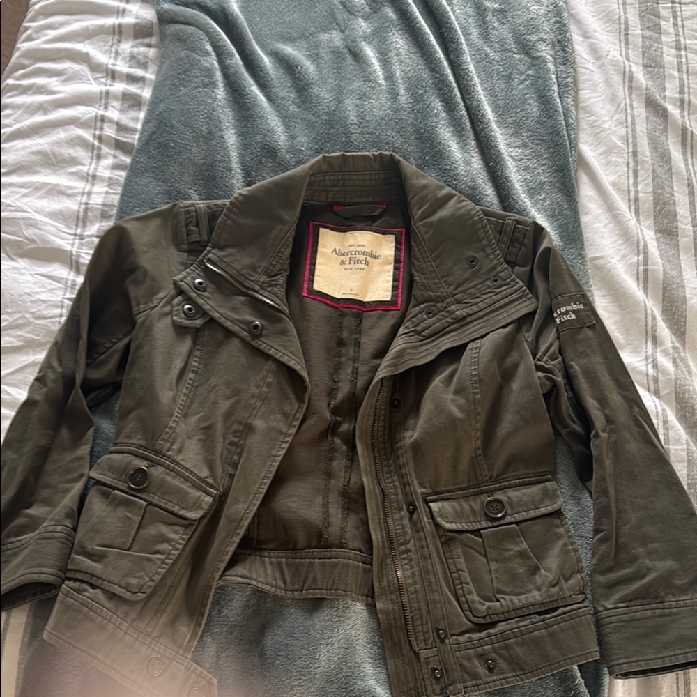 Abercrombie & Fitch Olive Green Jacket